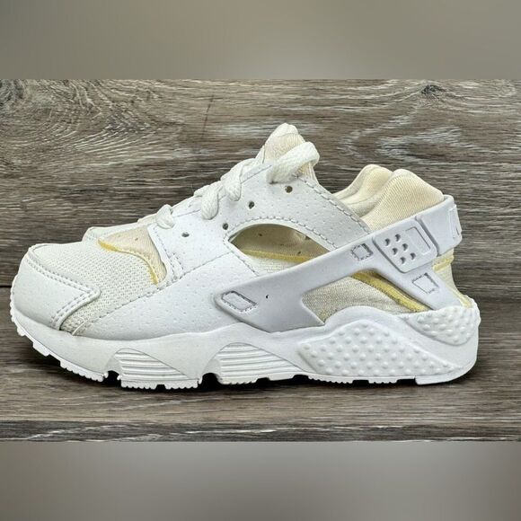 NIB NIKE Youth Huarache Run (PS) White Running Athletic Tennis Shoe - Size 2Y - Picture 13 of 14